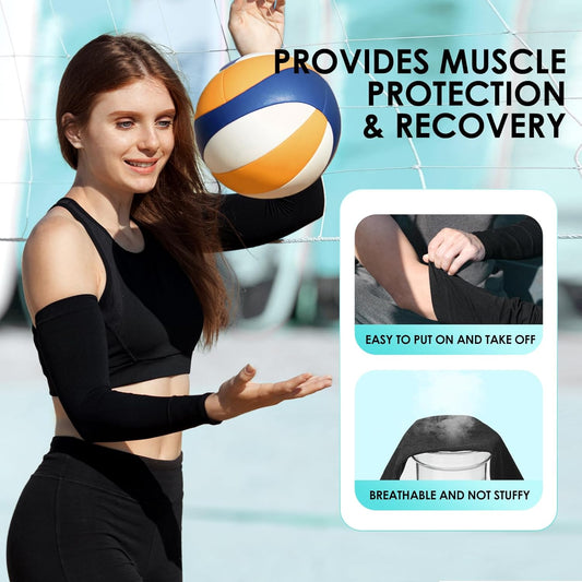 4 Pares De Mangas De Brazo Para Hombres Y Mujeres Proteccion Solar UV Brazos